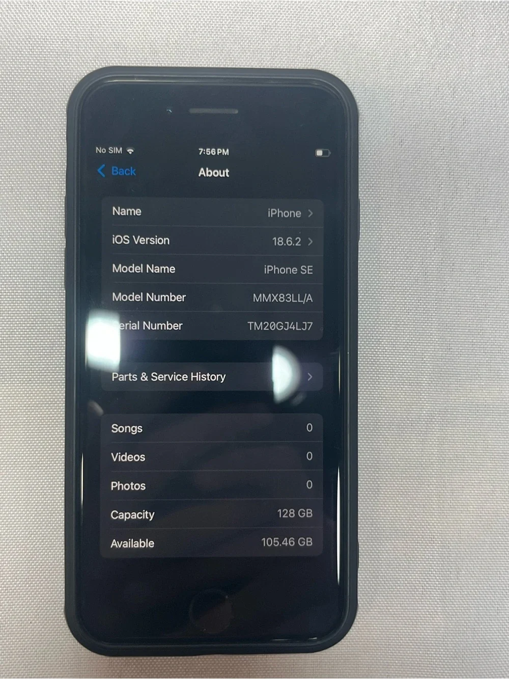 Apple iPhone SE 3rd Gen 128GB Black Unlocked New Battery Fully Tested